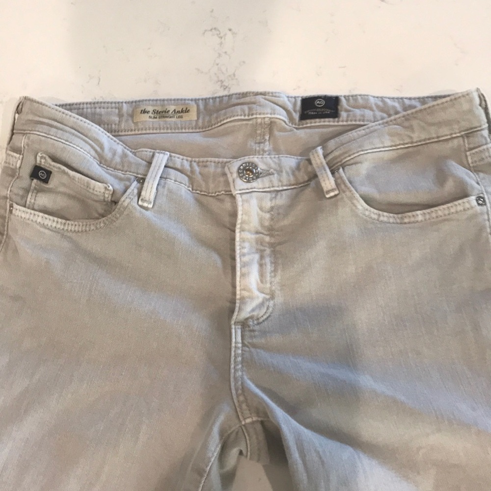 AG the Stevie Ankle gray denim size 29